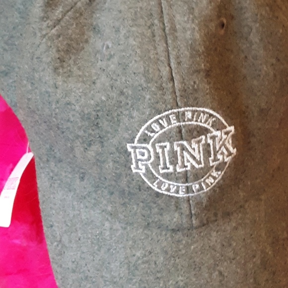 SOLD🌺NWT. PINK NATION ,GREY MONOGRAMMED HAT - Picture 2 of 3